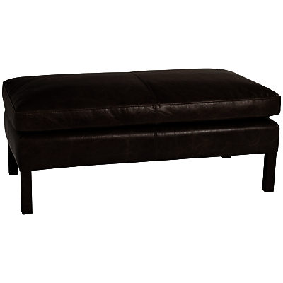 Halo Groucho Leather Footstool Old Saddle Cocoa Halo Groucho Leather Footstool Old Saddle Cocoa